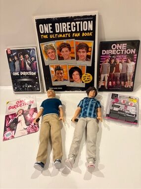 One Direction Lot (Dolls, DVDs, Headphones, Book)